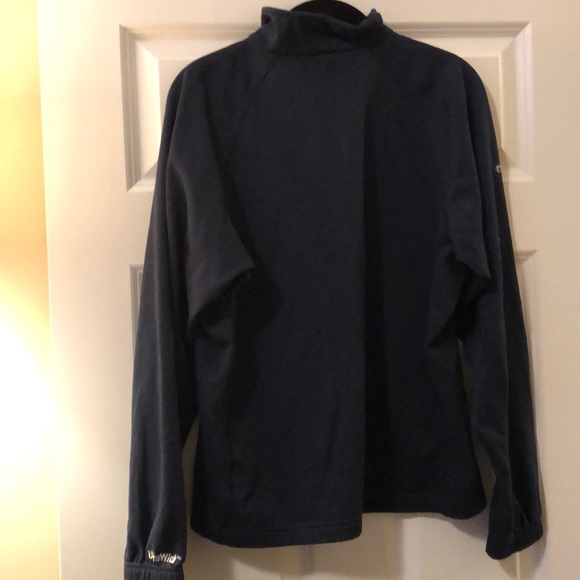 Navy blue half zip unisex North Face fleece - Picture 2 of 3